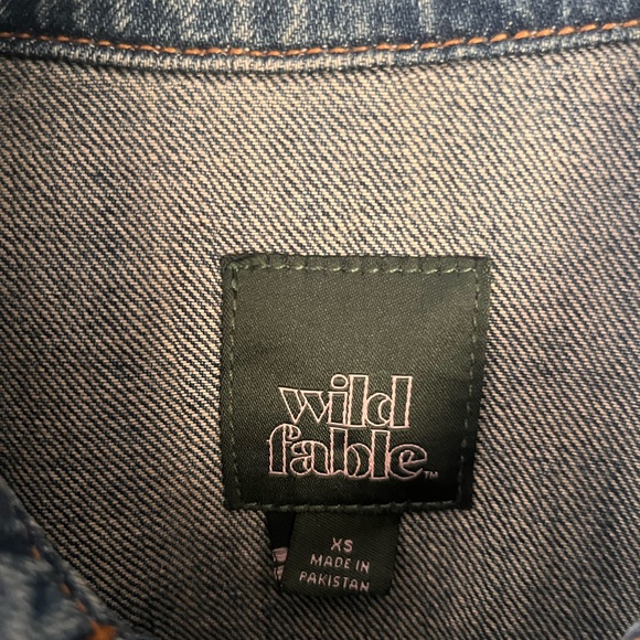 Wild Fable Blue Denim Vest - Picture 6 of 6